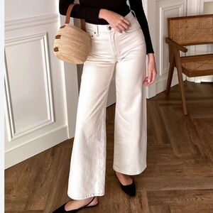 Twin Doves PERFECT WIDE LEG - IVORY